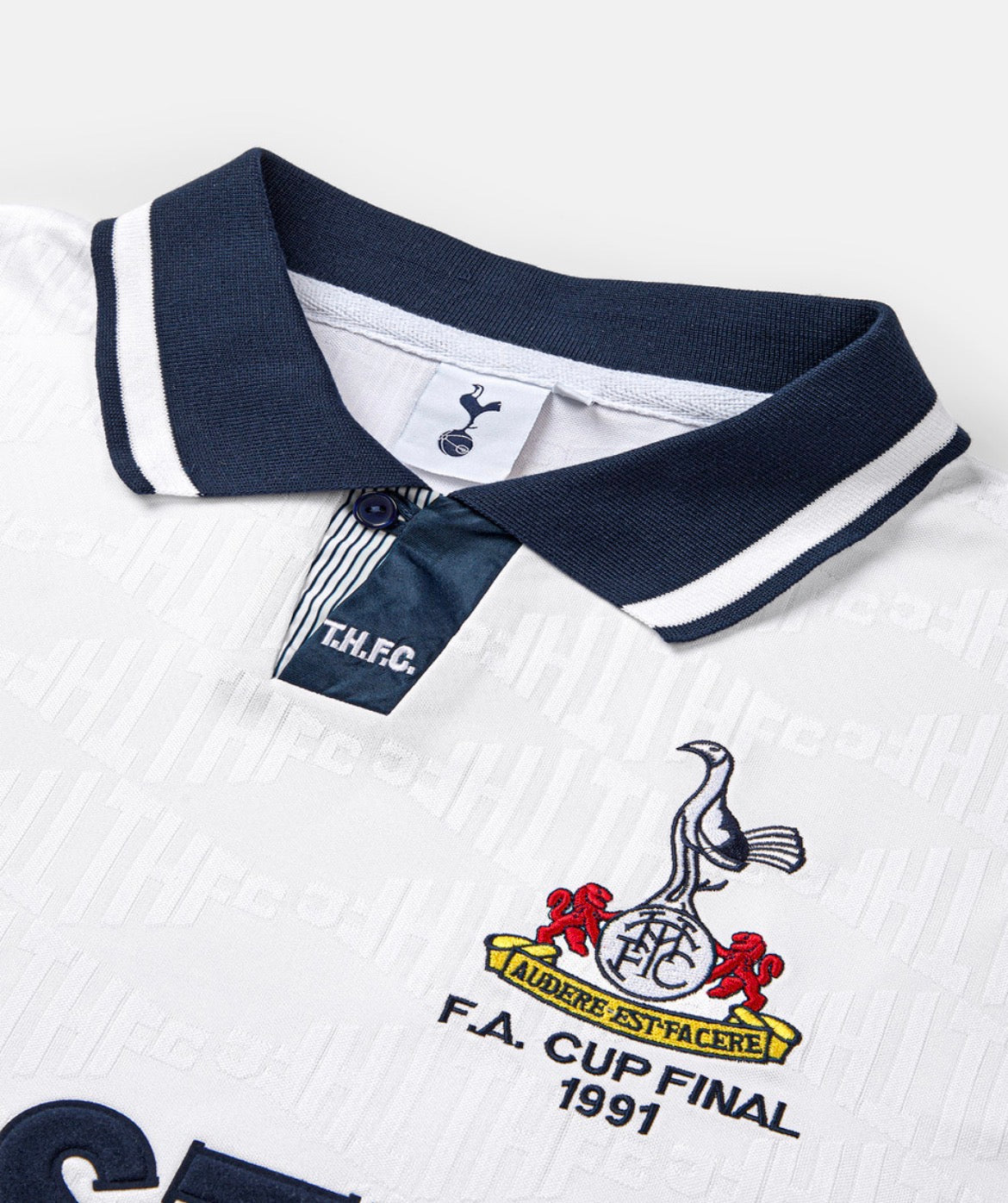 Retro White Football Jersey – Long Sleeve Athletic Top