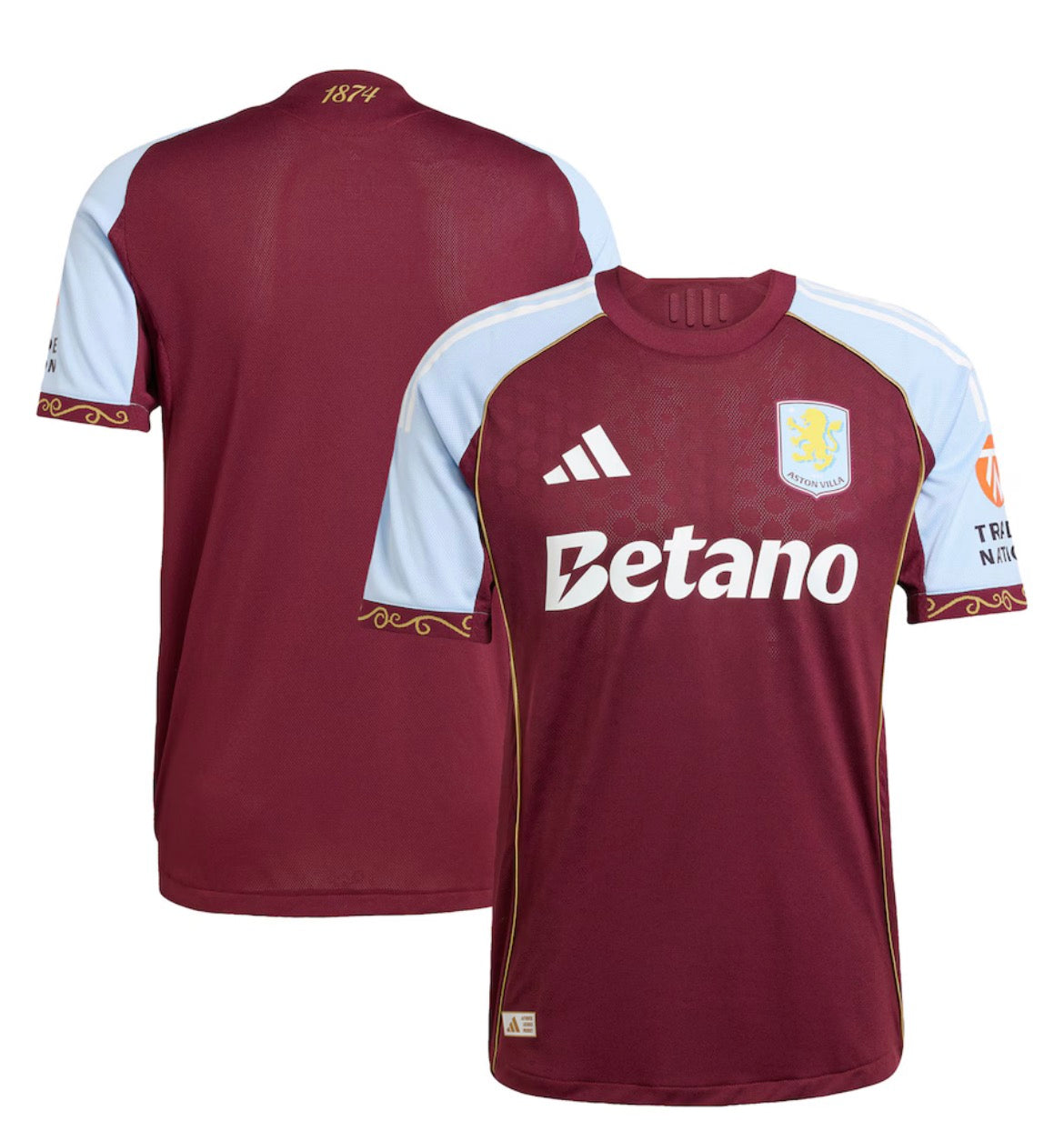 Aston Villa Home Jerseys 2025/26
