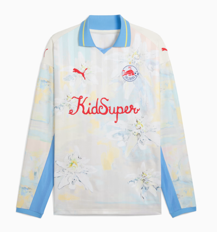 KIDSUPER x FC RED BULL SALZBURG Long Sleeve Retro Shirt Men