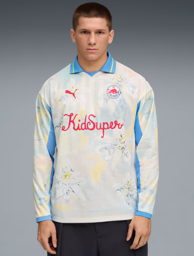 KIDSUPER x FC RED BULL SALZBURG Long Sleeve Retro Shirt Men