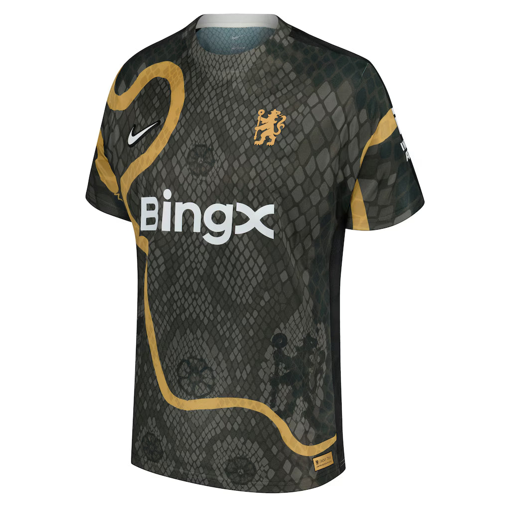 Limited edition pre-match shirt for Chelsea - Year of the Snake - Black