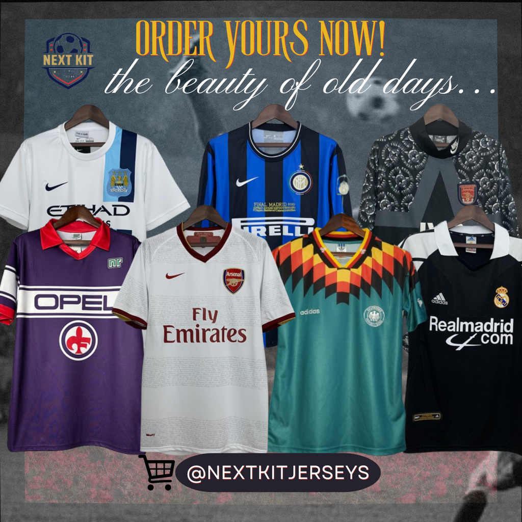 Limited Edition Retro Football Jersey – Contact Us to Order and Customise-
